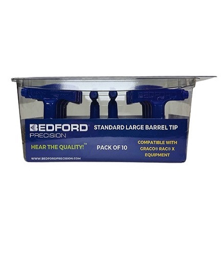 Bedford 33-10539-10 is Graco LTX539 Std. Contractor Tip 539 Lg Barrel 10Pk aftermarket replacement