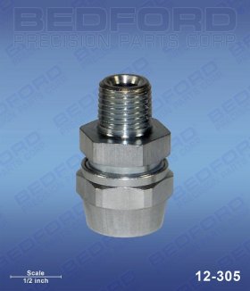 Bedford 12-305 is Devilbiss P-HC-4599 Hose Fitting aftermarket replacement