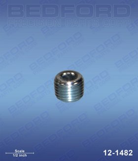 Binks 20-2288-1 Plug, 1/4" NPT with Hex Socket End | Bedford 12-1482
