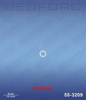 Bedford 55-3209 25-Pack Teflon O-Rings is Graco 25M248 aftermarket replacement