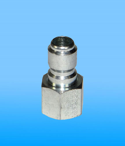 Bedford 12-2525 | 3/8" NPT(f) Steel Plated Quick Disconnect Plug