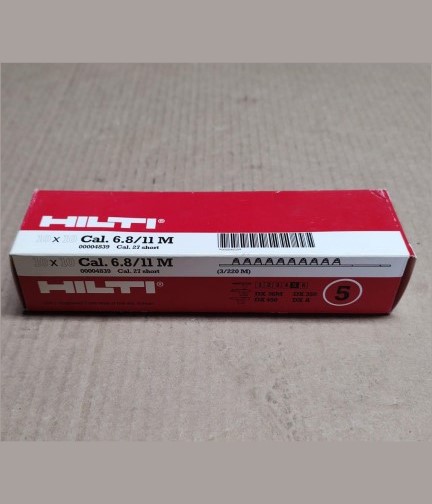 HILTI 4839  Caliber Short Level 5, Red Boosters (10 Strips)